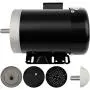 Moteur électrique polyvalent 3 phases 1.5HP 3450RPM 56C TEFC 5/8 Moteur électrique polyvalent 3 phases 1.5HP 3450RPM 56C TEFC 5/8