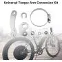 heyous Universal Steel Torque Arm for Electric Bicycle e-Bike Bike Front or Rear Hub Motors and Mid Drive e-Bike Electric Bicycle Accessories