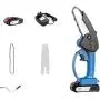 Hélice Électrique Miniature, 4 Pouces, Hélice Électrique Sans Fil Portable avec Moteur Sans Balais, Hélice à Branches Unilatérale pour Découpe de Branches et Bois, Scie Électrique Rechargeable Petite et de Qualité Hélice Électrique Miniature, 4 Pouces, Hélice Électrique Sans Fil Portable avec Moteur Sans Balais, Hélice à Branches Unilatérale pour Découpe de Branches et Bois, Scie Électrique Rechargeable Petite et de Qualité