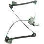 Front Left Driver Side Power Window Regulator with Motor for Chevrolet Corvette 1997-2004