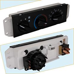 55037473AB HS-373 - HVAC A/C Heater Control Panel & Blower Motor Switch Compatible with 1999-2004 4.0L-L6 Jeep Wrangler TJ HVAC A/C Heater Control Panel by HOTS