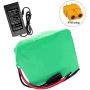 Jieoto 24V 15000mAh E-Bike Li-ion Battery Pack 15Ah 6S 6P Battery for 250W 350W Motor for Electric Tools Model Aircraft Power Wheelchairs with Charger+ BMS