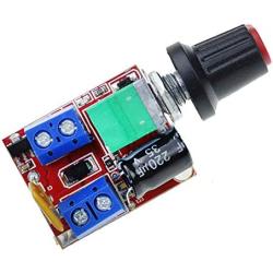 PULABO Practical Design and Durable5A Mini DC Motor Speed Variable Voltage Regulator Dimmer 3V-35V Switch Speed LED Dimmer Governor Switching Build