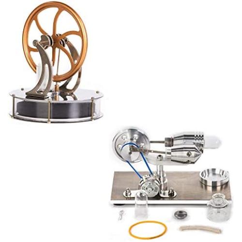 Sunnytech Low Temperature Stirling Hot Air Stirling Engine Motor LT001-SC010