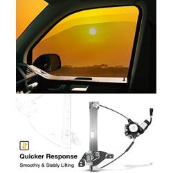 A-Premium Power Window Regulator with Motor Replacement for Chevrolet Impala 2006-2013 Impala Limited 2014-2016 Rear Left Driver Side