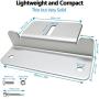 AGOTVAPO Solar Panel Mounting Brackets Z Bracket, rv Solar Panel mounting Brackets for Solar Panel, with Nuts and Bolts, Supporting for RV,Boats,Motorhome,Cabins,Garages,Off Grid (32 Units Brackets)
