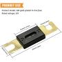 ANL Fuse 100A 100 Amp for Car Vehicle Marine Audio Video System Gold 2 Pack (100 Amp)
