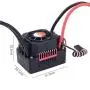 Surpass Hobby KK 3660 3500KV Waterproof Brushless Motor Shaft 3.175mm with Brushless 80A ESC and Program Card + Heatsink Combo for 1/10 RC Car