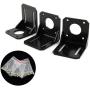 ZRM&E 3PCS 42 Stepper Motor Mounting Bracket Holder L Shape Fixed Seat Stepper Motor Mount Stand with Mounting Screws