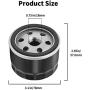 AWSZH 49065-7007 49065-0721 Oil Filter Fit for 49065-7002 490652057 for Kawasaki FR541V FX600V FR691V FR651V FS730 FS451V FS691V FS651V FR730V FS481V 19HP 22HP Engine AM125424 GY20577 Lawn Mower(3PCS)