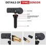 SEINECA 5Pack 56029398AB 433MHz Tire Pressure Monitoring System (TPMS) Sensor Compatible with Jeep Grand Cherokee Wrangler Dodge Charger Challenger Journey Chrysler Fiat Ram 1500 2500 3500 4500 5500