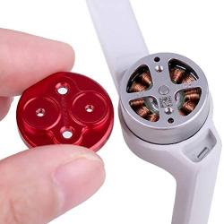 Darkhorse Upgraded Aluminum Motor Cover Cap 4 Pieces for DJI Mavic Mini Drone Accessory - Dustproof,Waterproof,Scratchproof Protection Mounts - Red
