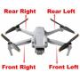 DJI Mavic Air 2S arm,Assembly Repair Parts for DJI Mavic Air 2S Drone,Genuine Spare Replacement（The arm removed from the DJI air 2S drone） (left front)