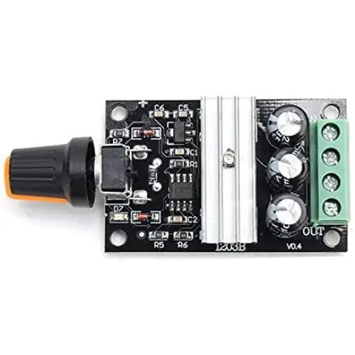 Greartisan 6V-28V 3A DC Motor Speed Controller PWM Variable Speed Regulator Governor Switch 1203B with Speed Control Knob