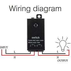 dstfuy Remote Control Light Switch,110V/120V/240V /10A Relay No Wiring,Mini Remote Switch for Lights,328FT Long Range for Household Appliances,Ceiling Lights, Water Pump, Electrical Equipment.