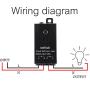 dstfuy Remote Control Light Switch,110V/120V/240V /10A Relay No Wiring,Mini Remote Switch for Lights,328FT Long Range for Household Appliances,Ceiling Lights, Water Pump, Electrical Equipment.