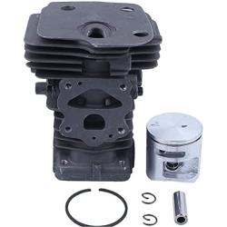 44MM Cylinder Piston Kit for Husqvarna 445 445E 450 450E JONSERED CS2245 CS2245S CS2250 Chainsaw Motor Engine Rebuild Pa
