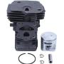 44MM Cylinder Piston Kit for Husqvarna 445 445E 450 450E JONSERED CS2245 CS2245S CS2250 Chainsaw Motor Engine Rebuild Pa