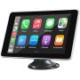 Wireless Carplay & Android Auto, Portable 7.5 Touch Screen, Apple Carplay Screen Car Stereo for Car Truck Motorcycle, Support Mirror Link, Backup Camera, Bluetooth, FM, AUX, Siri, GPS, Music, Video