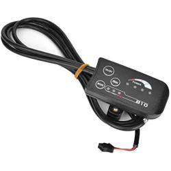 E Bike LED Display Controller LCD Display Panel Electric Bicycle 810 Ebike Scooter Brushless Motor Speed Controller Kit with 5 Wire Cable Control Panel