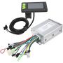 Keenso Electric Motor Controller, 36V/48V 450W 23A Brushless Controller and 930 LCD Color Screen Status Meter for Electric Scooter