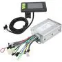 Keenso Electric Motor Controller, 36V/48V 450W 23A Brushless Controller and 930 LCD Color Screen Status Meter for Electric Scooter