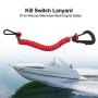 TIKSCIENCE Boat Engine Safety Kill Stop Switch Lanyard Cord, for Mercury Mercruiser Outboard Motor, Replace 8M0092849/15920T54/ 15920A54/ 15920Q54-36 Inch