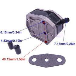 Boat Engine Fuel Pump Assy 6A0-24410-00 663-24410-00/01/02/03/04/05 692-24410-00 for Yamaha 2-Stroke 25HP 30HP 40HP 50HP 55HP 60HP 75HP 90HP Outboard Motor, fit Sierra 18-7334, include the gasket