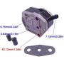 Boat Engine Fuel Pump Assy 6A0-24410-00 663-24410-00/01/02/03/04/05 692-24410-00 for Yamaha 2-Stroke 25HP 30HP 40HP 50HP 55HP 60HP 75HP 90HP Outboard Motor, fit Sierra 18-7334, include the gasket