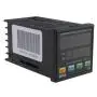 F/C PID Temperature Controller, AGPtEK Dual Display Digital Programmable Temperature Control TA4-SSR Solid State Relay with 2 Alarms