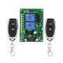 433MHz Universal Wireless Remote Control DC 12V 10A 2CH RF Relay Receiver Transmitter for Garage/Gate/Motor/LED/Light/Smart Room
