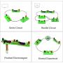 STEM Physics Science Lab Basic Circuit Learning Starter Kit Electricity and Magnetism Experiment for Kids Junior Senior High School Students Electromagnetism Elementary Electronics