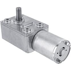 Reversible Gear Motor, DC 12V Speed Reduction Motor High Turbo Worm Gear Motor(5RPM)