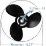 Hélice Holdia 48-897750A11 9 1/4 x 9 RH 3 Pales Compatible avec Moteur Mercruiser/Mariner 9.9-20 HP 4 Temps Bateau Hélice Holdia 48-897750A11 9 1/4 x 9 RH 3 Pales Compatible avec Moteur Mercruiser/Mariner 9.9-20 HP 4 Temps Bateau
