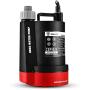 DEKOPRO 1/3HP 2450 GPH Submersible Utility Water Pump High-efficiency Motor Clean Water Removal Drain Pump for Swimming Pool Pond Garden Basement
