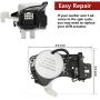 W10913953 Washer Shift Actuator,W10815026 Actuator Replacement Compatible with Whirlpool Maytag Centennial Kenmore Amana WTW5000DW1 MVWX655DW1 NTW4516FW3 Washer Machine PS11769864 W10913953VP