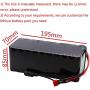 Wnicek 36 Volts E-Bike Lithium-ion Battery 36V 12AH 10S4P Rechargeable Battery Pack Customizable Lithium Battery for Motors Within 750W for Scooters Electric Tools Ebike with Charger