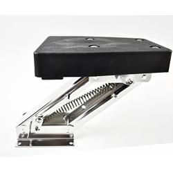 MARINE CITY Stainless Steel 10 HP Outboard Motor Bracket 2 Stroke, Board Size (8-1/4 Inch × 10-3/8 Inch) Mount Size (4-7/16 Inch × 5-11/16 Inch) for Sail Boats, Power Boats