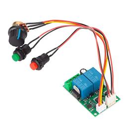 Motors Control Switch, Adjustable Duty Cycle CW CCW Rotation Motor Speed Controller Digital Display for Machine