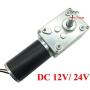 BRINGSMART 24V 5rpm DC Worm Gear Motor 70kg.cm Self-locking Reversed Mini Turbine Geared Motor for DIY Robot Rotating Table Door Lock Curtain Machine