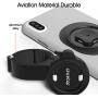 Bike Phone Mount,Bicycle Cellphone Holder with Universal Adapter, Out Front Motorcycle Handlebar Mount for Mountain Bike,Scooter,Electric,MTB and Road Bike-Compatible with iPhone/Samsung/Google-Black