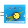 Fafeicy 1Pcs Channel ESC Tester, 3 Channels Multi Servo Tester RC Motor, ESC Testing with Three-Stage Indicator DC 4.2-6.0V