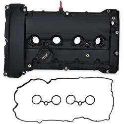 BDFHYK Engine Valve Cover with Gasket Compatible with Mini Cooper 2007-2012 1.6L Replacement# 11127646555 11127585907