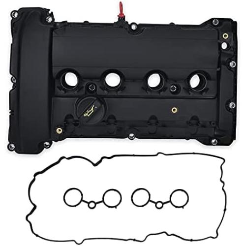 BDFHYK Engine Valve Cover with Gasket Compatible with Mini Cooper 2007-2012 1.6L Replacement# 11127646555 11127585907