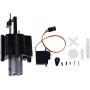 Vehicles-OCS 1/16 Two-Speed Upgraded Gearbox RC Car Black Shift Transfer Replacement with Motor+Servo Plastics Split for WPL Parts