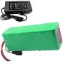 Wnicek 36V 9Ah Lithium Battery Pack 10S 3P 18650 Battery for 250W 350W 500W 750W 800W Motor for Electric Scooter Electric Bike Airplane Models Power Tools with BMS + Charger