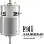 775 DC Motor DC 12V - 24V Max 10000RPM - 20000RPM Ball Bearing Large Torque High Power Low Noise Gear Motor Electronic Component Motor 2pcs