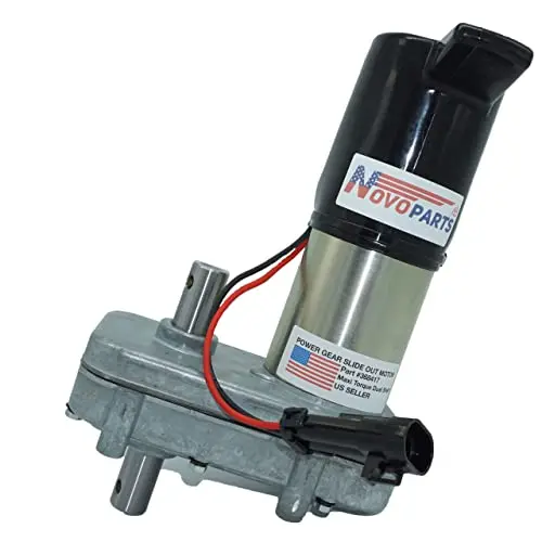 NOVOPARTS 368417 RV Power Gear Replacement Slide Out Motor Double Shaft 12V