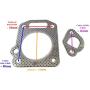 ITACO Overhaul Gasket Set Kit w/Head Gasket for Honda GX120 GX110 4HP 06111-ZE0-405 061A1-ZE0-000 061A1-ZE0-001 061A1-ZE0-010 061A1-ZH7-010 Motor Lawnmower Trimmer Engine