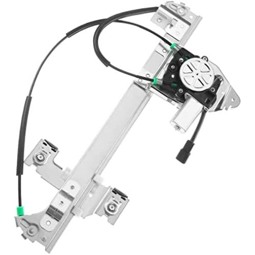 A-Premium Electric Power Window Regulator with Motor Compatible with Chevrolet Trailblazer GMC Envoy Buick Rainier Isuzu Ascender Saab 9-7x Oldsmobile Bravada Rear Left Driver Side